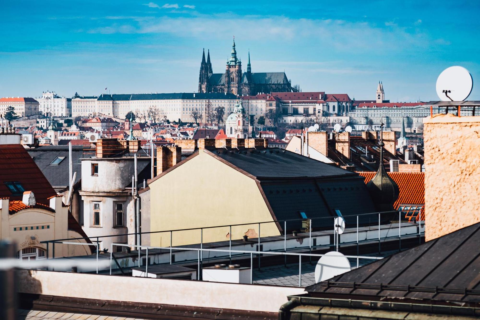 Two-Level Apart With A Terrace Near The Vltava River Prague Ngoại thất bức ảnh
